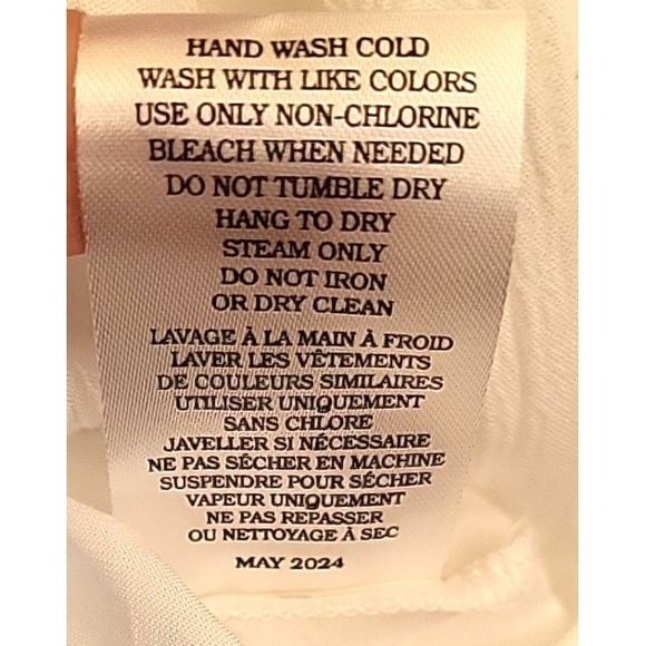 Z Supply White Poppy Peasant Lace Midi Dress Women's SM Summer Beach Wedding - Picture 13 of 13